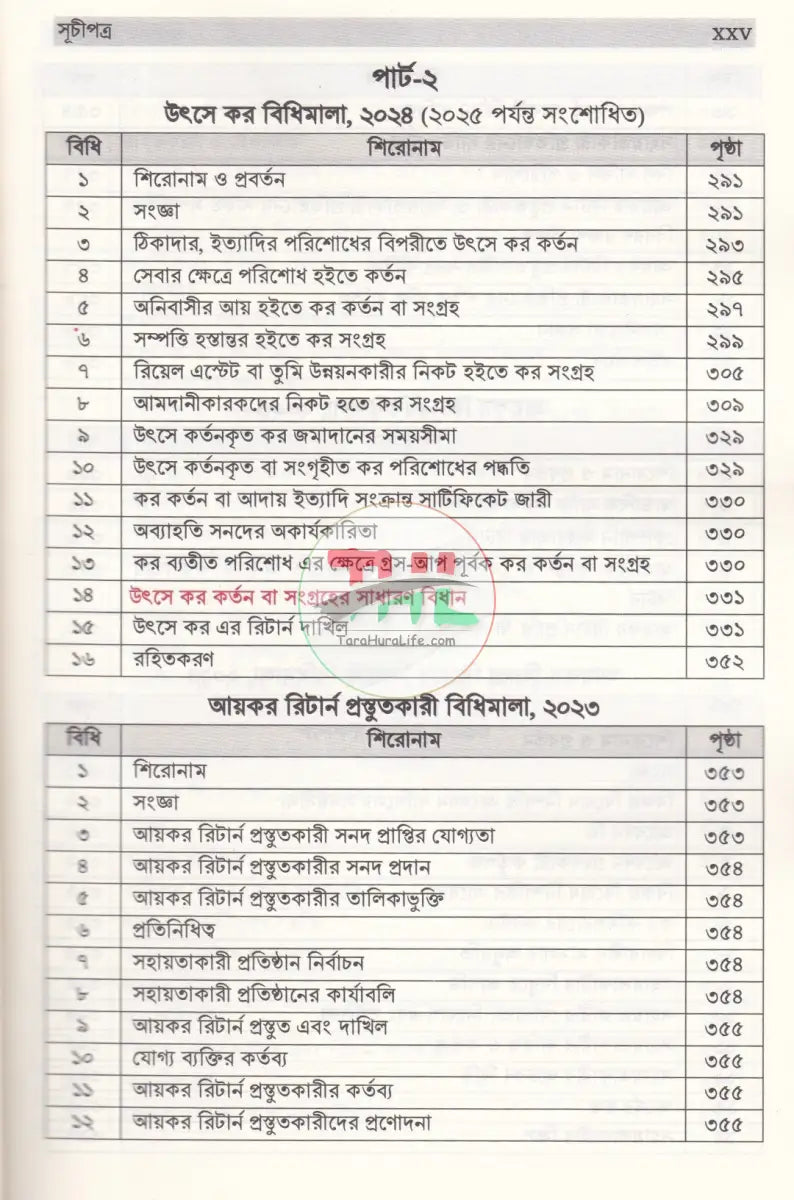 আয়কর ম্যানুয়াল Law Books