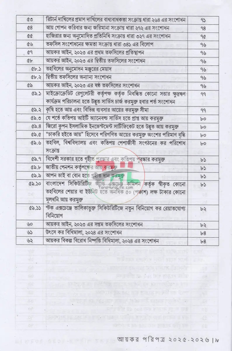 আয়কর পরিপত্র ও নির্দেশিকা ২০২৫ ২০২৬ Law Books