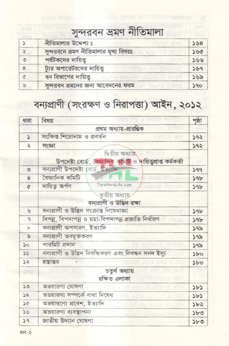 বন আইন Law Books