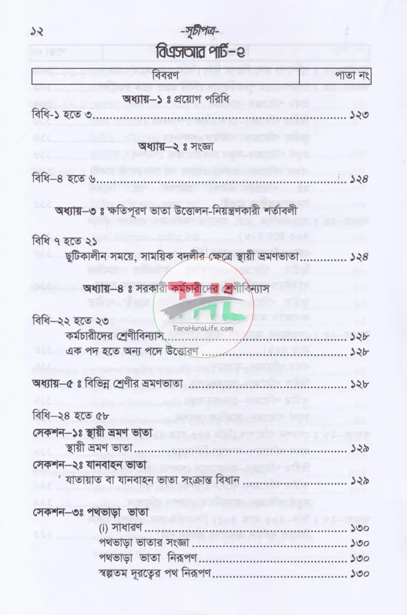বাংলাদেশ সার্ভিস রুলস (বিএসআর পার্ট-১ ও পার্ট-২) ফান্ডামেন্টাল রূলস (বাংলা পাঠ) এবং প্রজাতন্ত্রের চাকুরীর আইন সংকলন Law