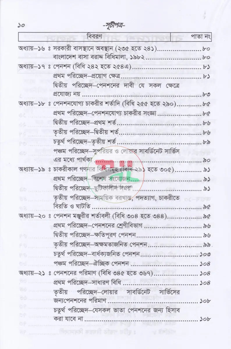বাংলাদেশ সার্ভিস রুলস (বিএসআর পার্ট-১ ও পার্ট-২) ফান্ডামেন্টাল রূলস (বাংলা পাঠ) এবং প্রজাতন্ত্রের চাকুরীর আইন সংকলন Law