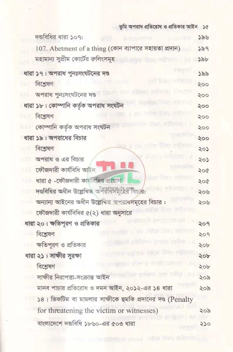 ভূমি অপরাধ প্রতিরোধ ও প্রতিকার আইন ও বিধিমালা Law Books