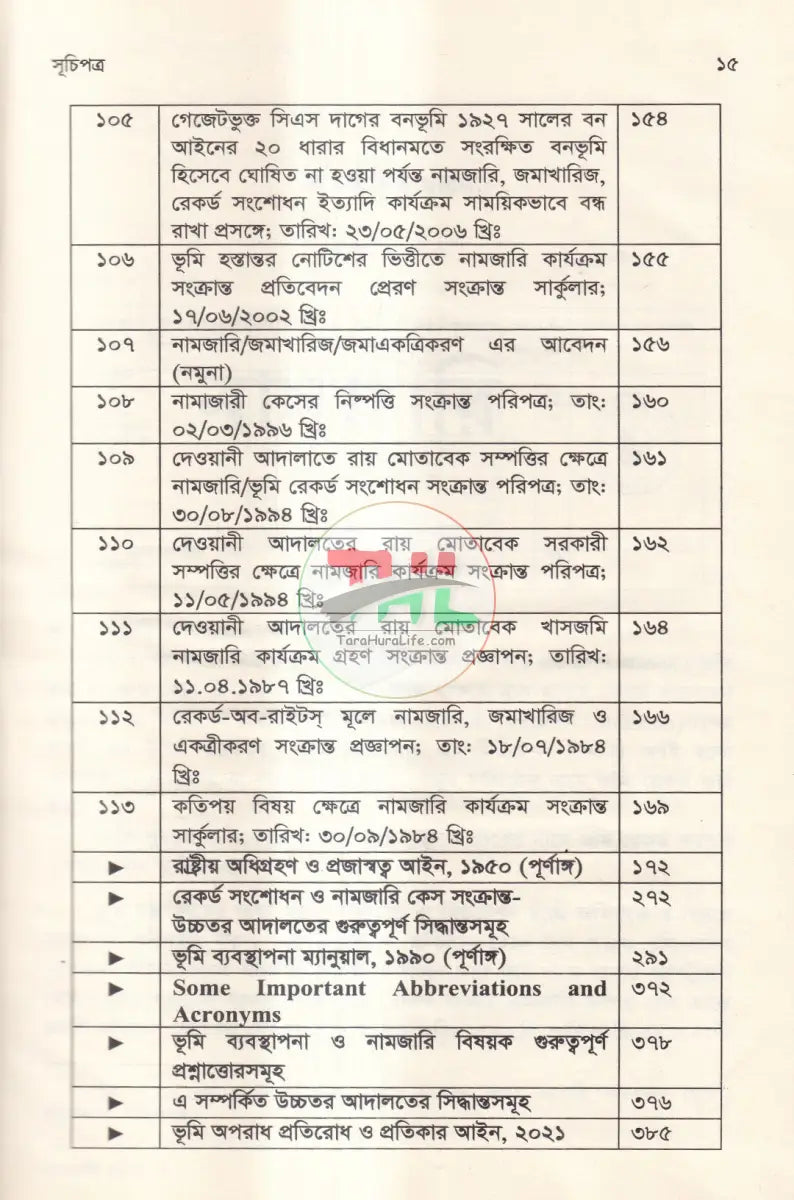 ভূমি ব্যবস্থাপনায় নামজারি প্রক্রিয়া Law Books