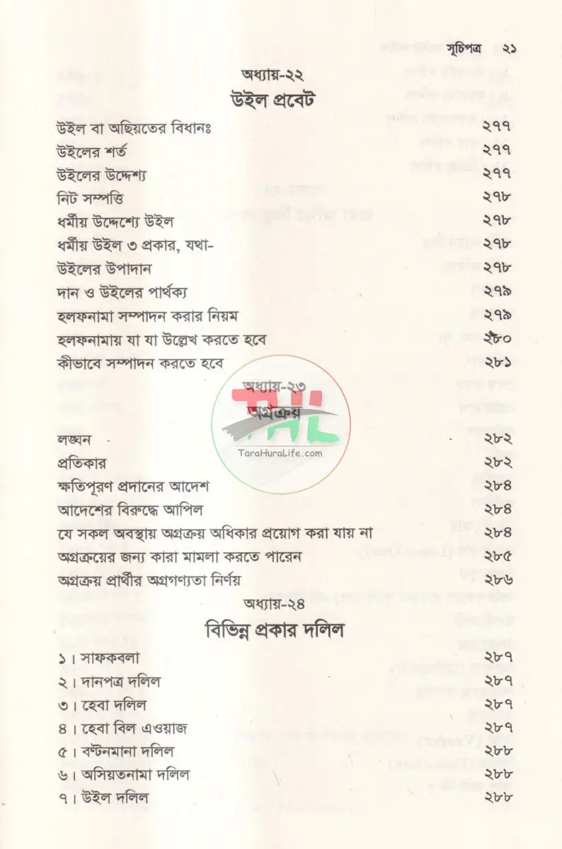 ভূমি সংশ্লিষ্ট আইন অফহোয়াইট পেপার Law Books