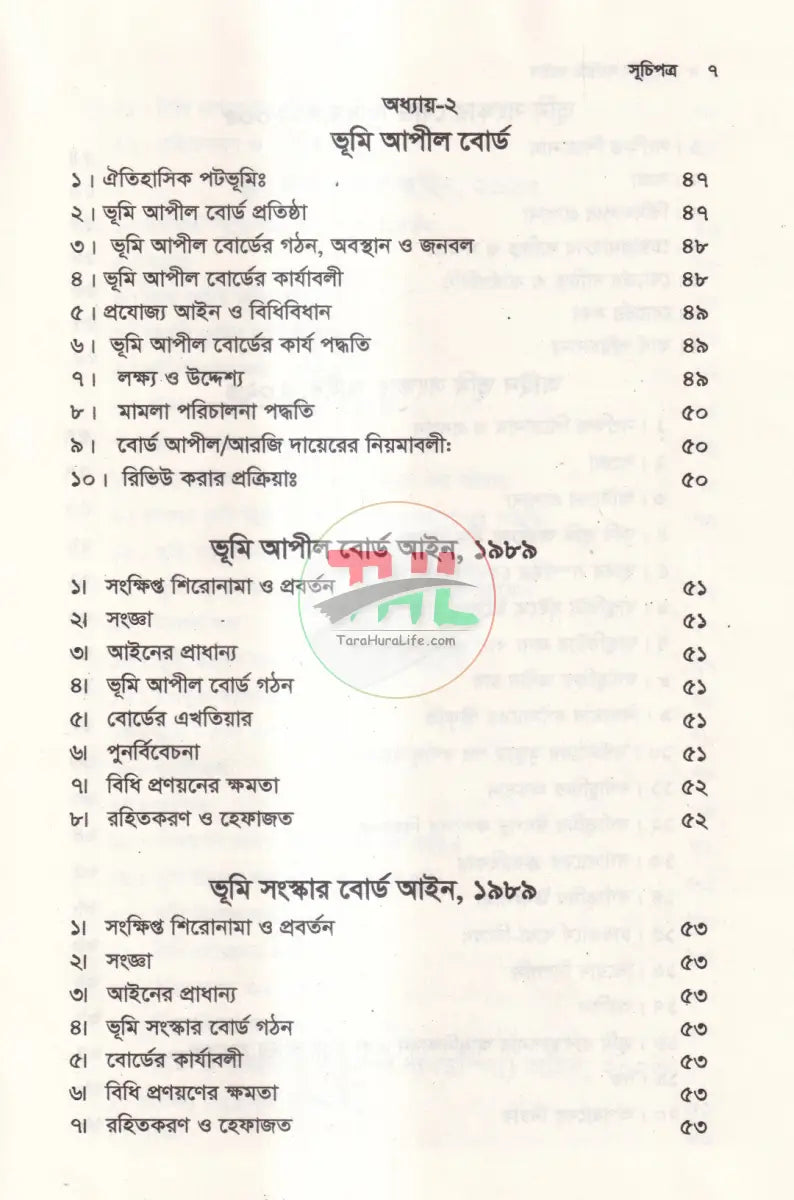 ভূমি সংশ্লিষ্ট আইন অফহোয়াইট পেপার Law Books