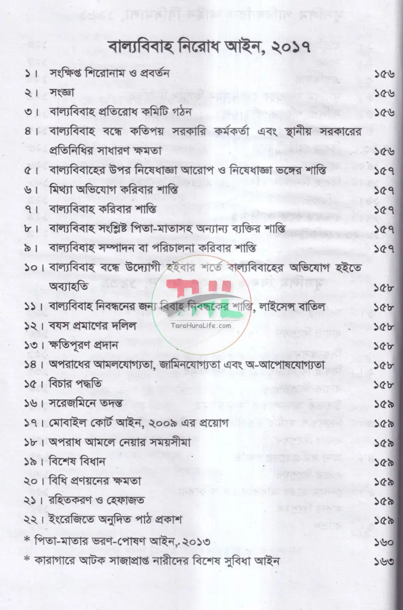 বিবাহ ও তালাক সম্পর্কিত আইন মুসলিম হিন্দু খৃষ্টান Law Books