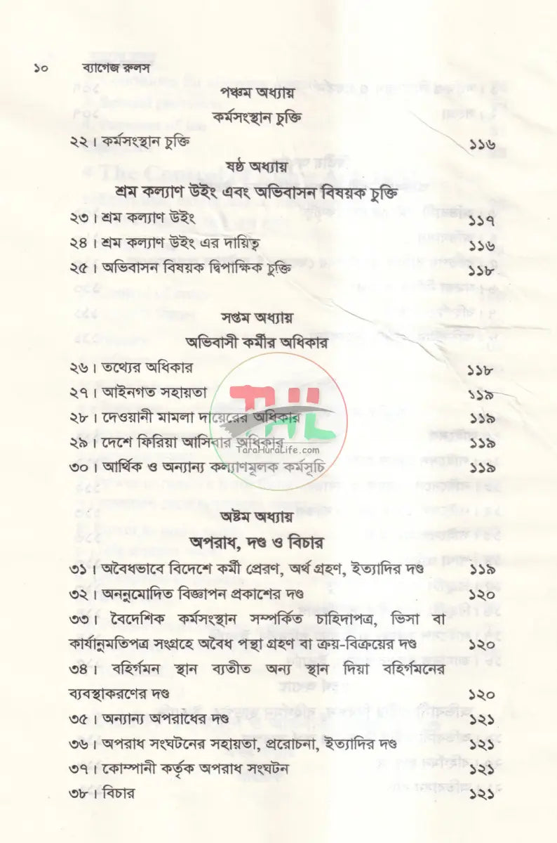 ব্যাগেজ রুলস Law Books