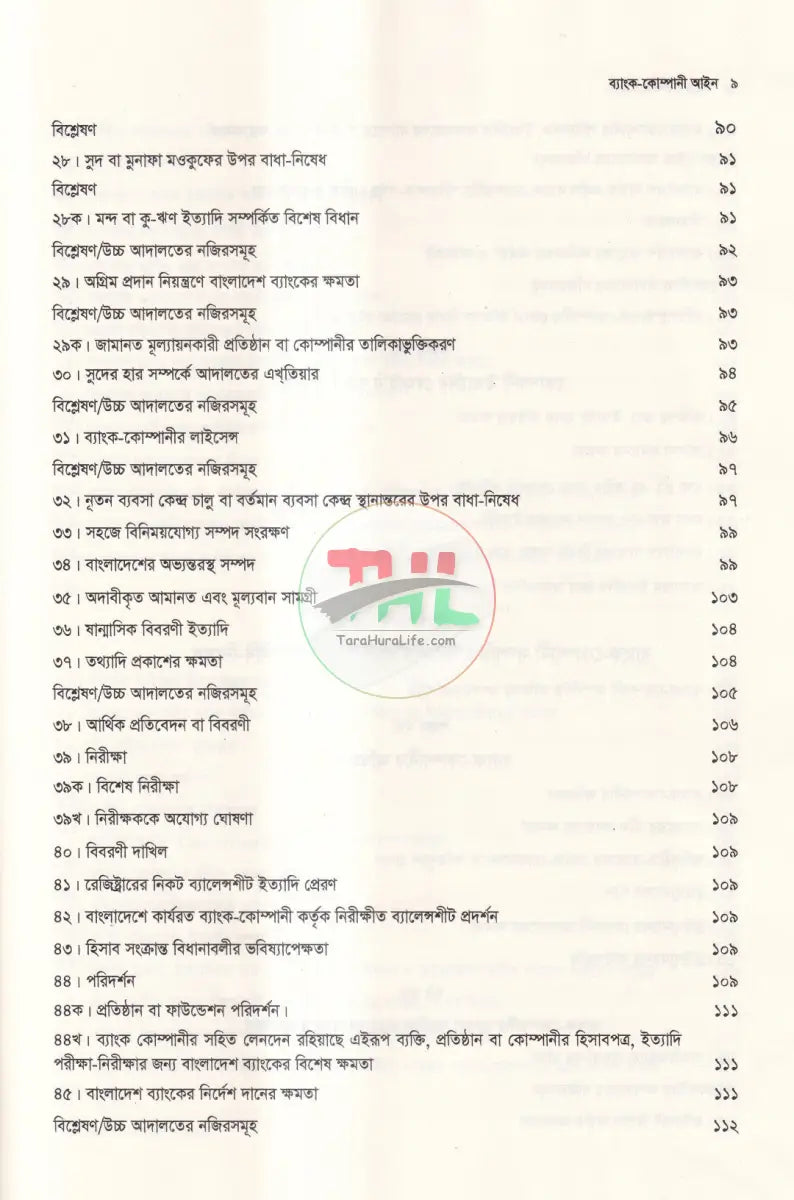ব্যাংক কোম্পানী আইন Law Books