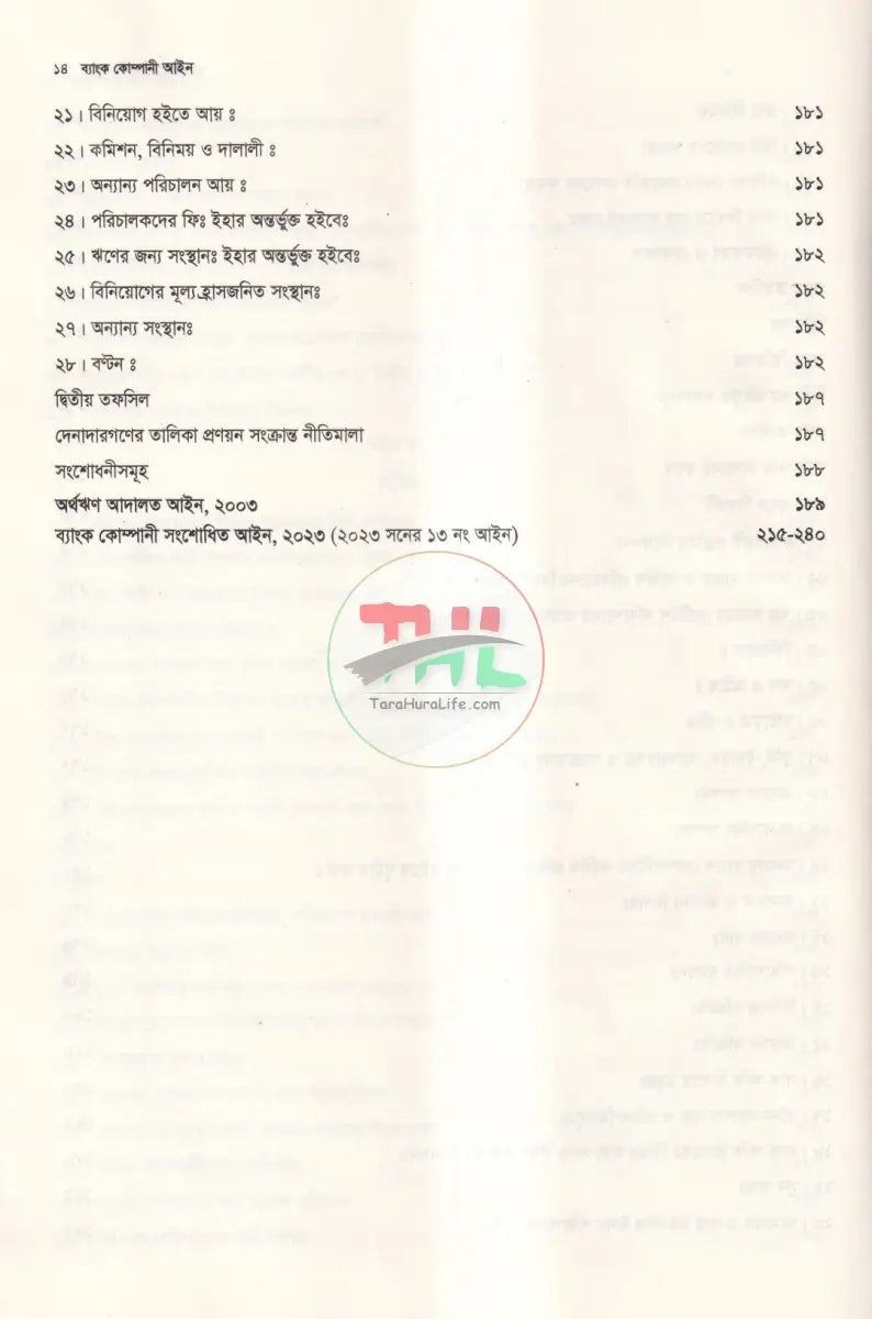 ব্যাংক কোম্পানী আইন Law Books