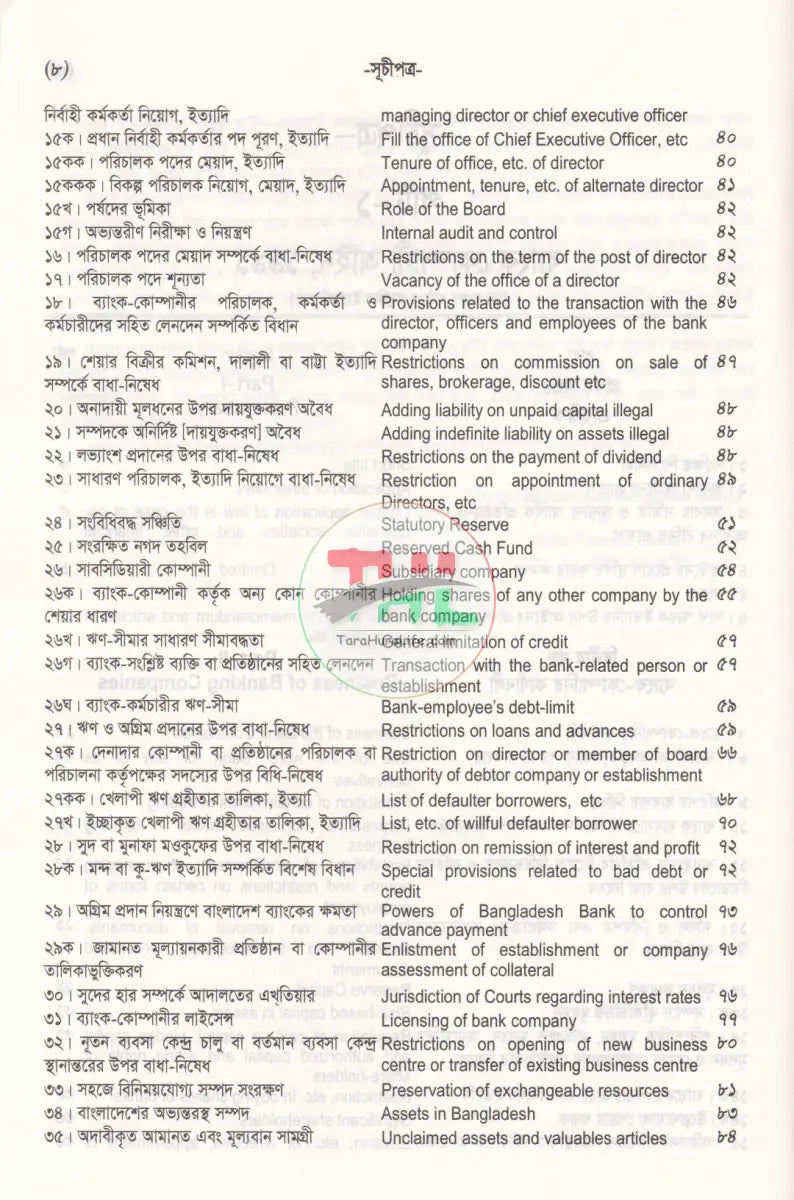 ব্যাংক কোম্পানী ও আর্থিক প্রতিষ্ঠান আইন সংহিতা Law Books