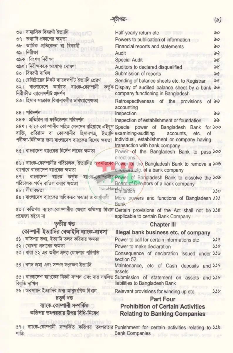 ব্যাংক কোম্পানী ও আর্থিক প্রতিষ্ঠান আইন সংহিতা Law Books