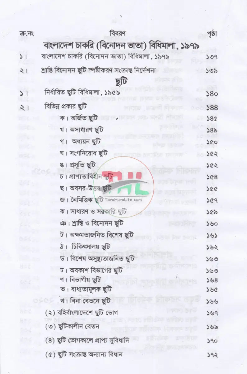 চাকরির বিধানাবলী Law Books