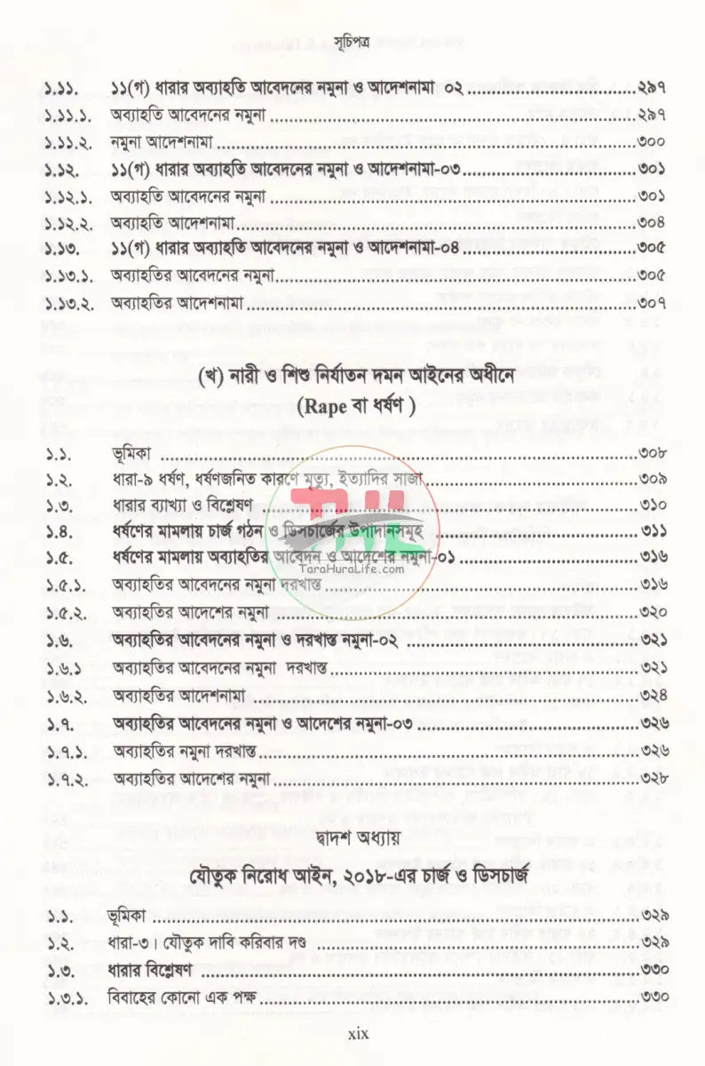 চার্জ এবং ডিসচার্জ Law Books