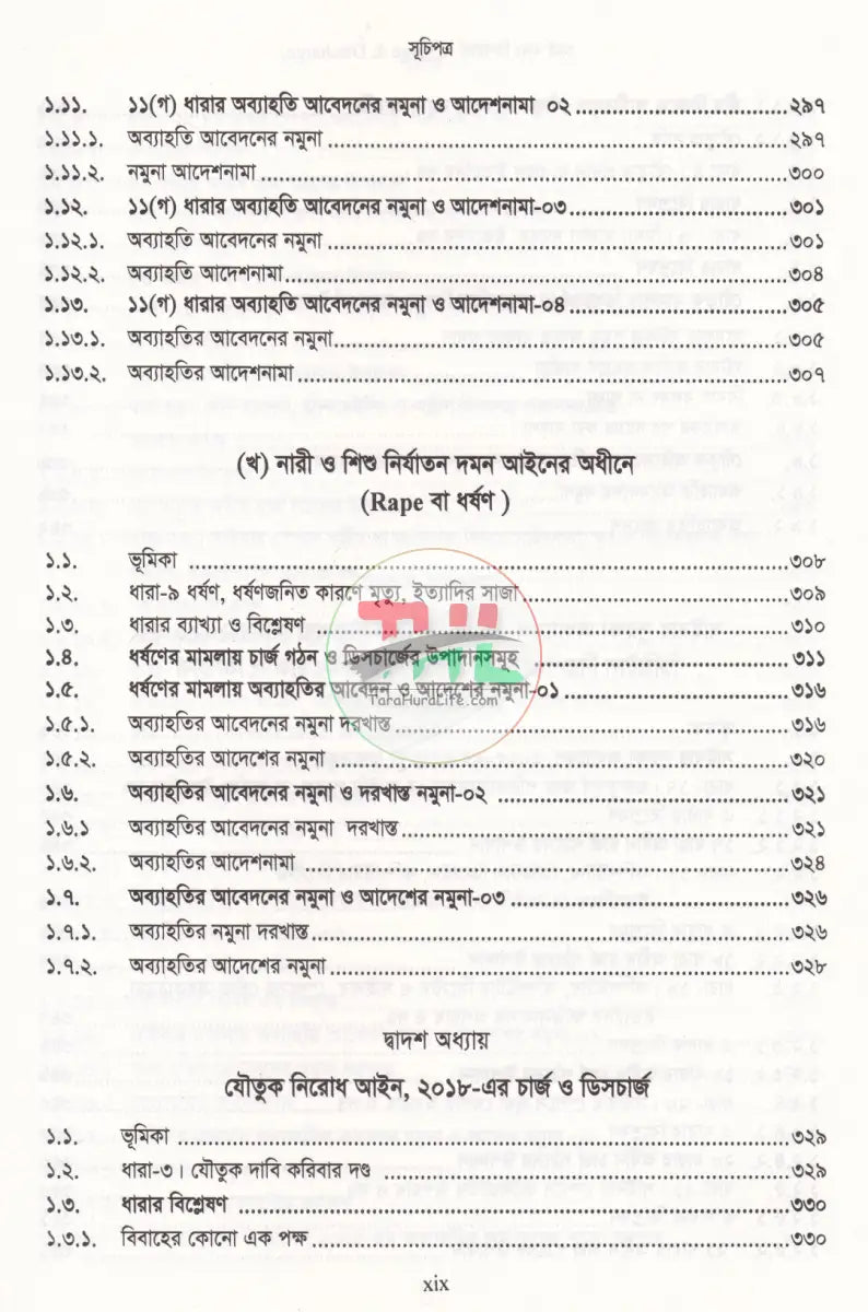 চার্জ এবং ডিসচার্জ Law Books