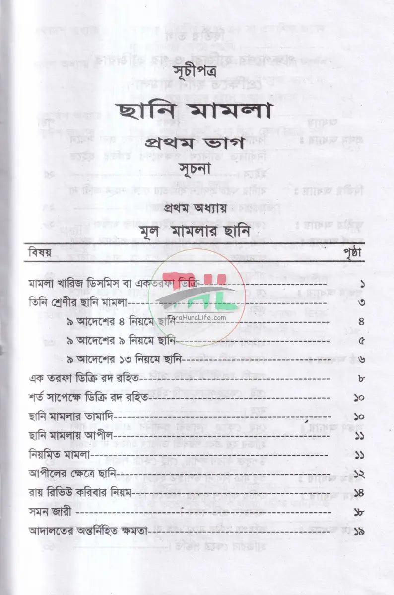 ছানি মামলা Law Books