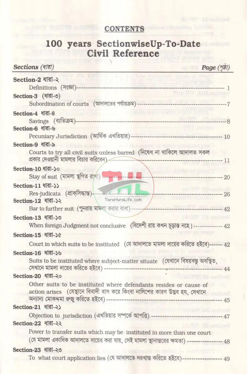 Civil Reference দেওয়ানি কার্যবিধি Law Books