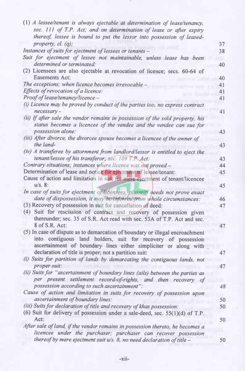 COMMENTARIES ON THE SPECIFIC RELIEF ACT 1877 Law Books