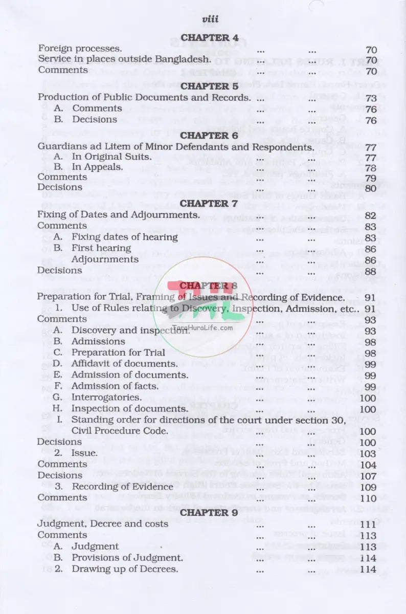 Commentary On CIVIL RULES AND ORDERS (Volume-I-II) Law Books