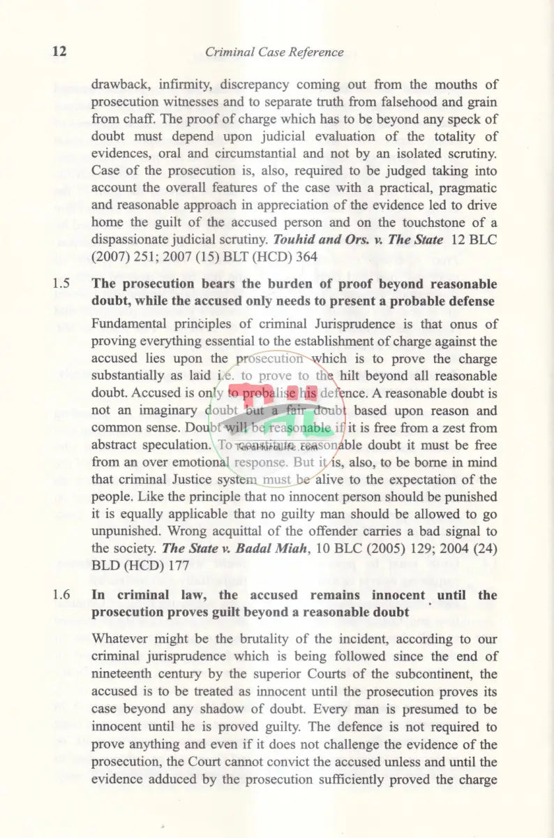 Criminal Case Reference Law Books