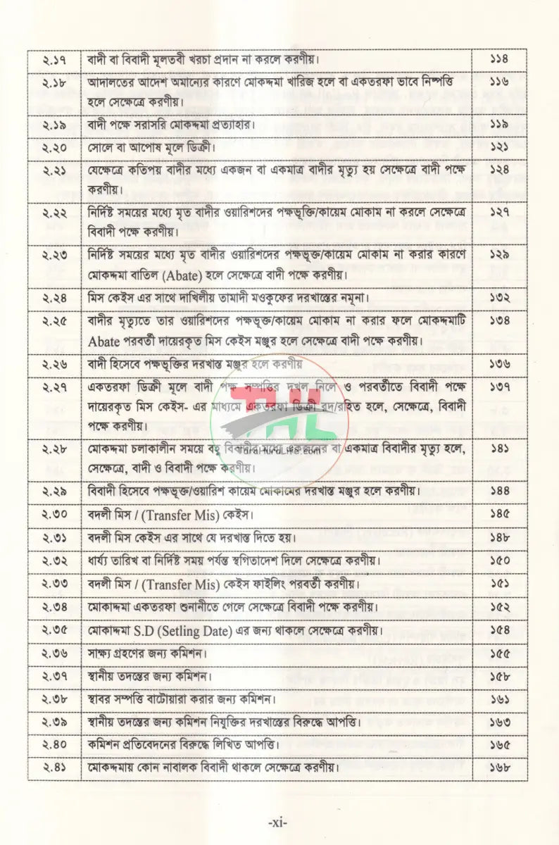দেওয়ানি এবং ফৌজদারি মামলা পরিচালনায় অনুসরণীয় ও করণীয় Law Books