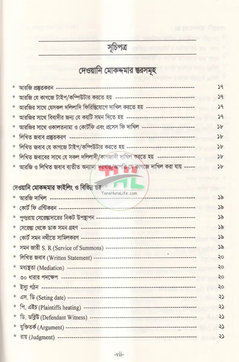 দেওয়ানি এবং ফৌজদারি মামলা পরিচালনায় অনুসরণীয় ও করণীয় Law Books