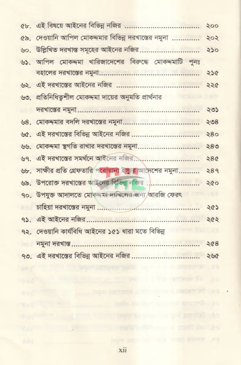 দেওয়ানি মোকদ্দমায় দরখাস্ত লেখার কৌশল Law Books