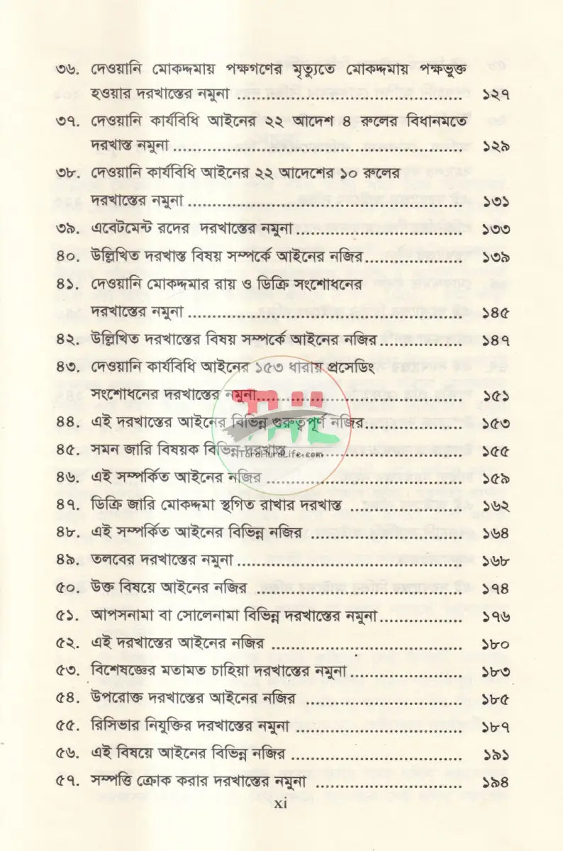 দেওয়ানি মোকদ্দমায় দরখাস্ত লেখার কৌশল Law Books
