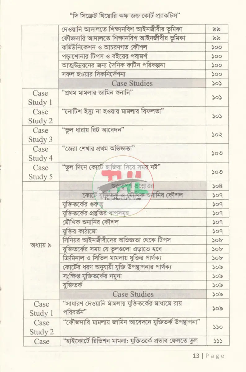 দি সিক্রেট থিয়োরি অফ জজ কোর্ট প্র্যাকটিস ক্রিমিনাল এন্ড সিভিল Law Books
