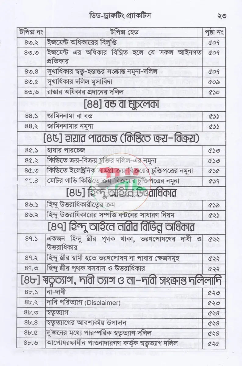 ডিড রাইটিং প্র্যাকটিস Law Books