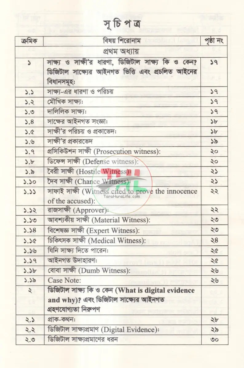 ডিজিটাল সাক্ষ্য Law Books