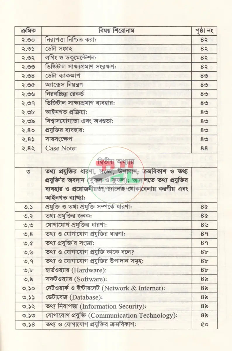 ডিজিটাল সাক্ষ্য Law Books