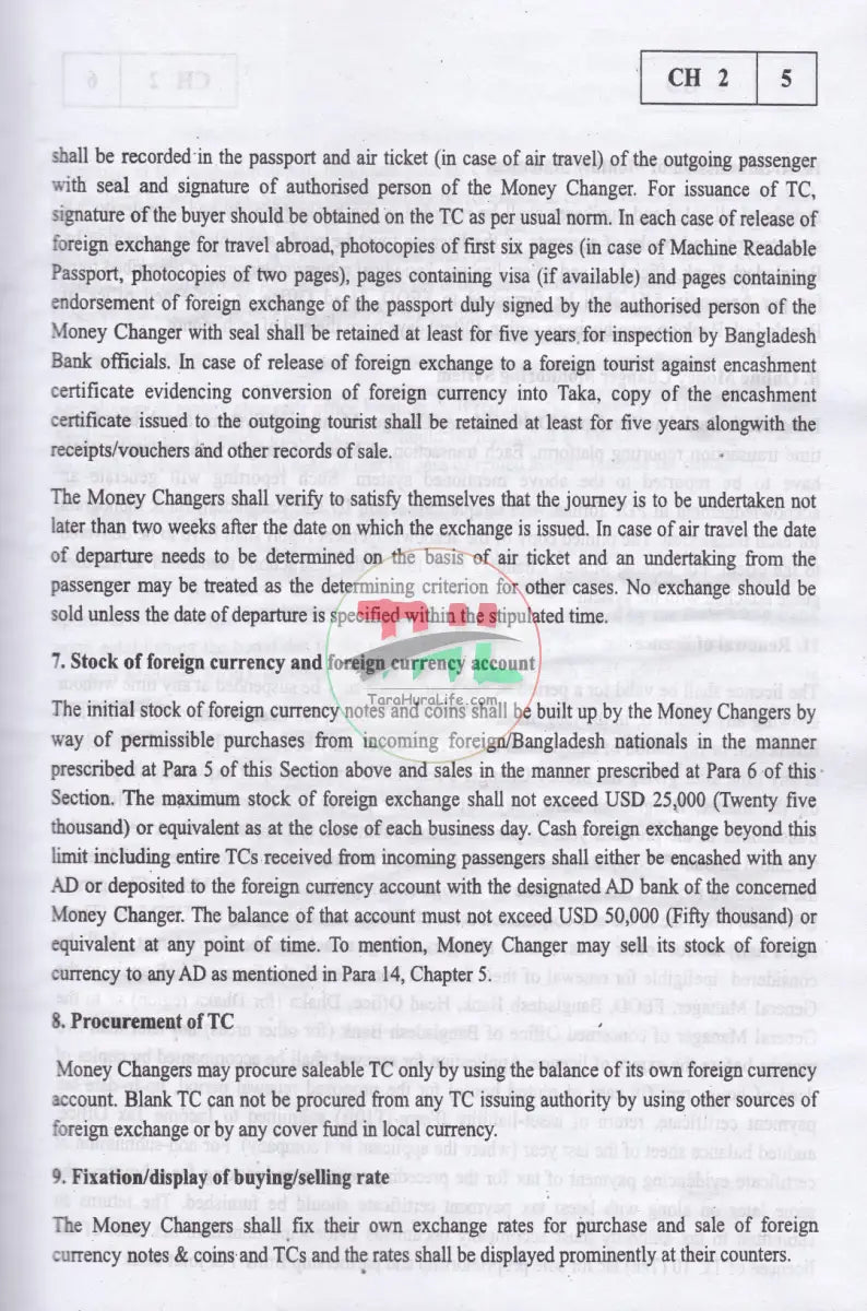 DUIDELINES FOR FOREING EXCHANGE TRANSACTIONS Law Books