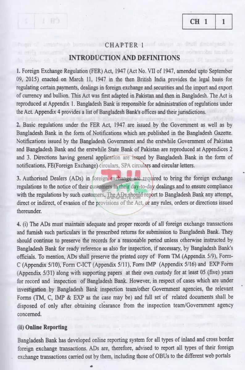 DUIDELINES FOR FOREING EXCHANGE TRANSACTIONS Law Books