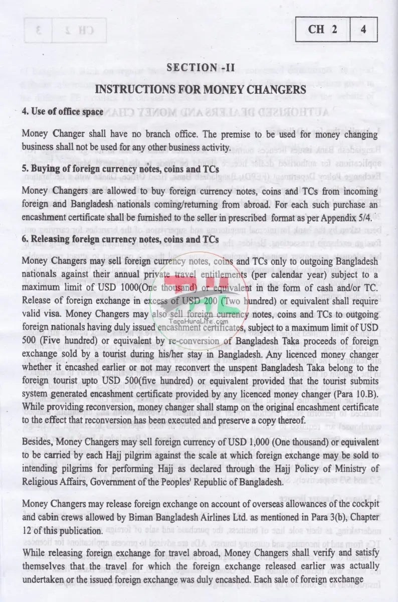 DUIDELINES FOR FOREING EXCHANGE TRANSACTIONS Law Books