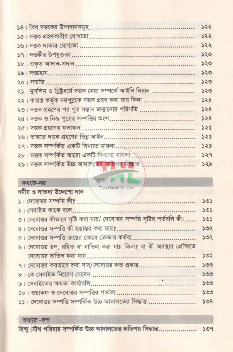 হিন্দু আইন ও উত্তরাধিকার Law Books