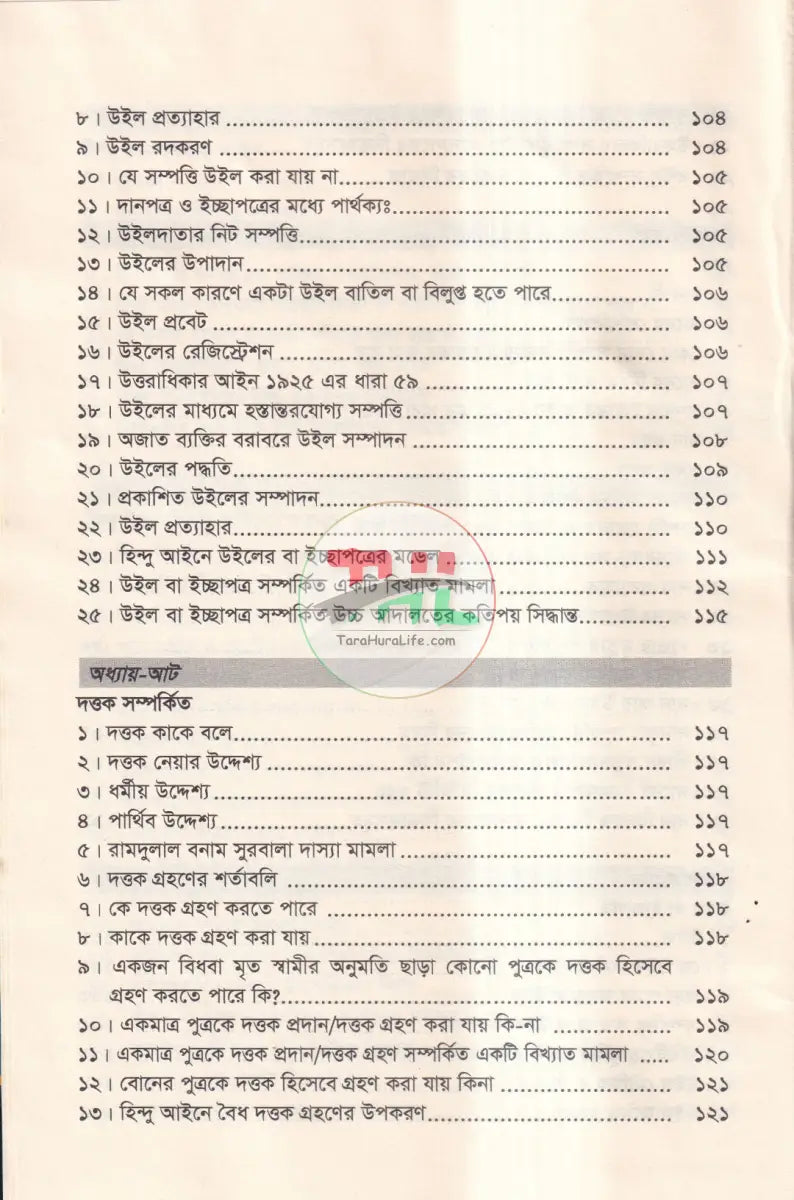 হিন্দু আইন ও উত্তরাধিকার Law Books