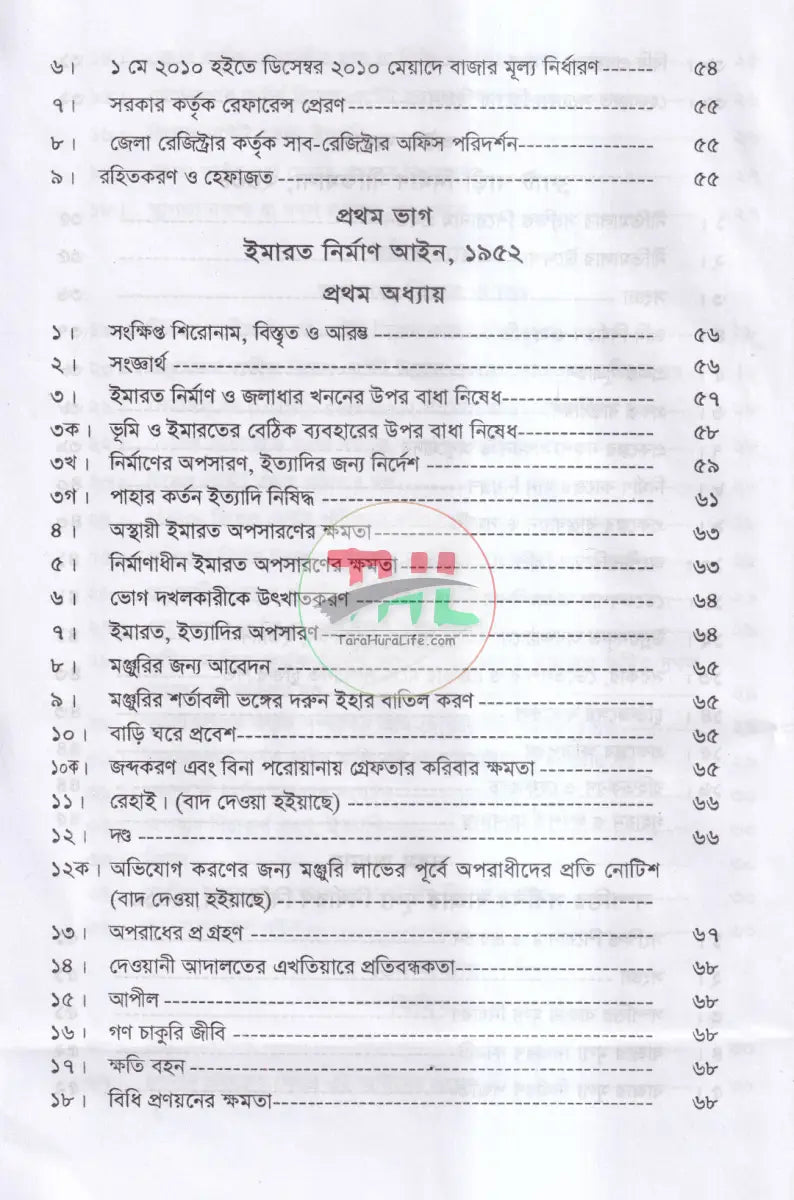 ইমারত নির্মাণ আইন ও বিধি এবং রিয়েল এস্টেট উন্নয়ন ও ব্যবস্থাপনা আইন,২০১০ ফ্ল্যাট বাড়ী নির্মাণ নীতিমালা,২০০৮ Law Books