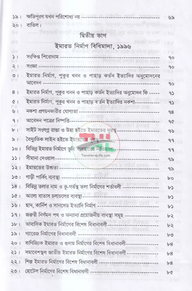 ইমারত নির্মাণ আইন ও বিধি এবং রিয়েল এস্টেট উন্নয়ন ও ব্যবস্থাপনা আইন,২০১০ ফ্ল্যাট বাড়ী নির্মাণ নীতিমালা,২০০৮ Law Books