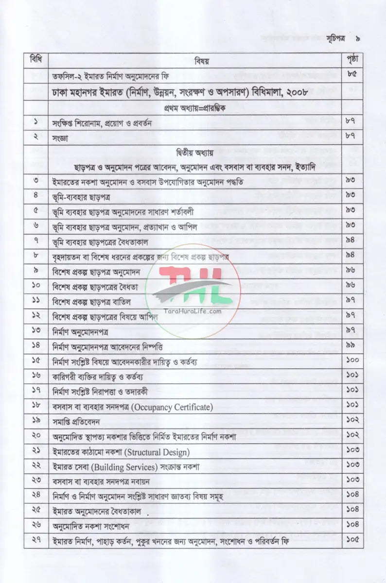 ইমারত নির্মাণ সংক্রান্ত আইন কানুন Law Books
