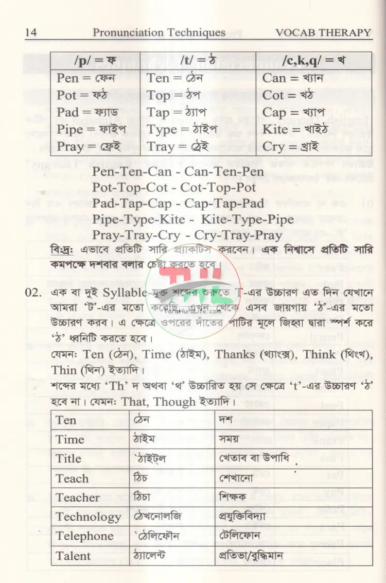 ইংলিশে দুর্বলদের জন্য VOCAB THERAPY Books