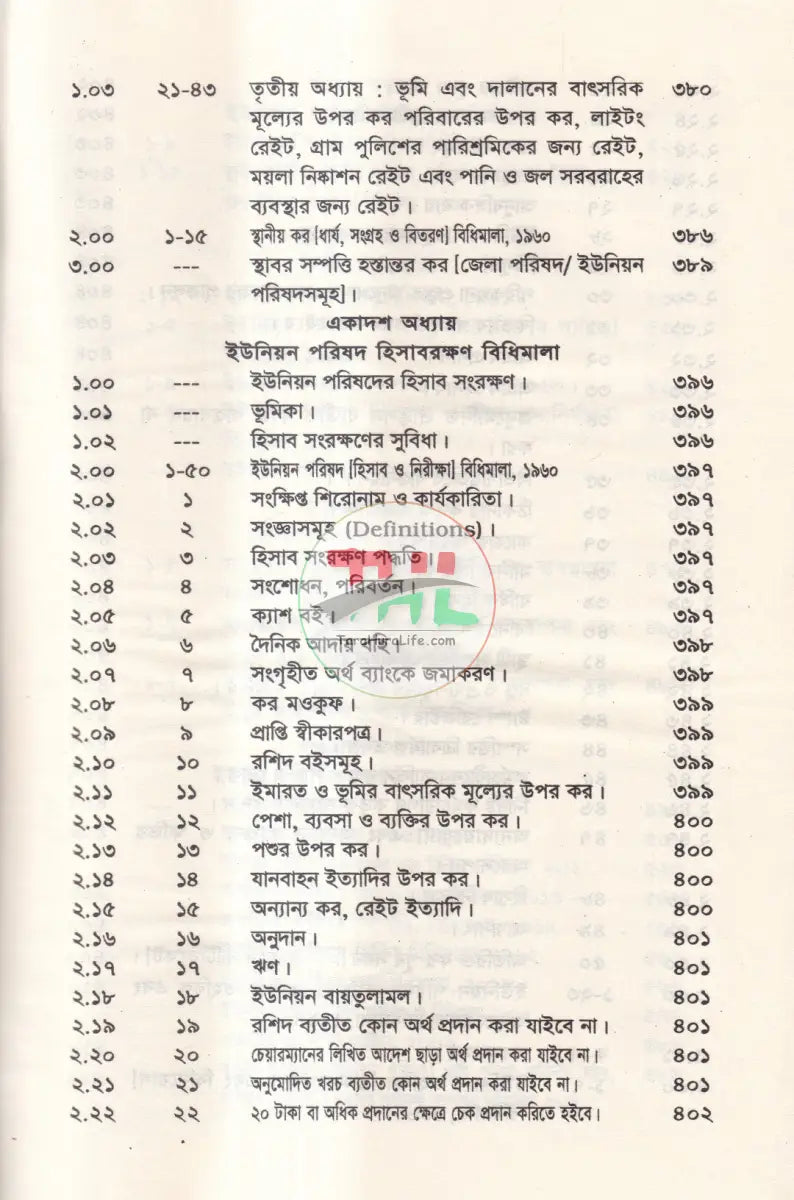 ইউনিয়ন পরিষদ ম্যানুয়েল ও গ্রাম আদালত আইন Law Books