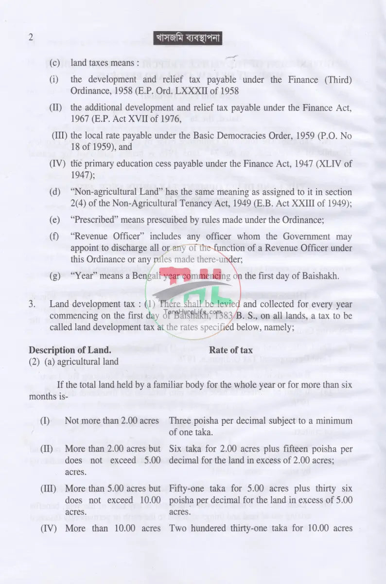 জমি জমা বিষয়ক গুরুত্বপূর্ণ ৫ টি বই Law Books