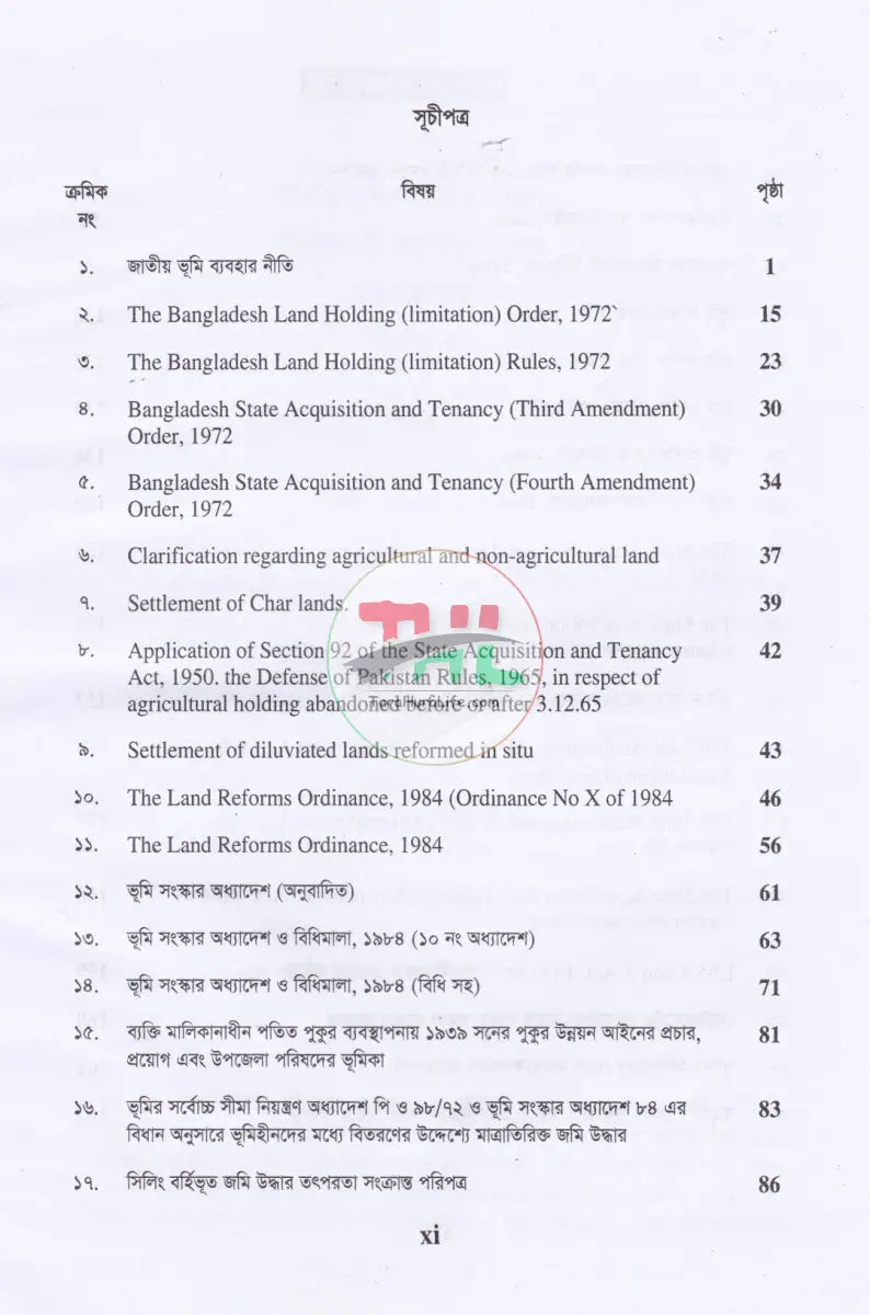 জমি জমা বিষয়ক গুরুত্বপূর্ণ ৫ টি বই Law Books