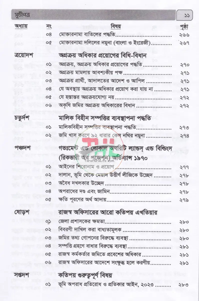 জমি জমার আইন ও আলোচনা Law Books
