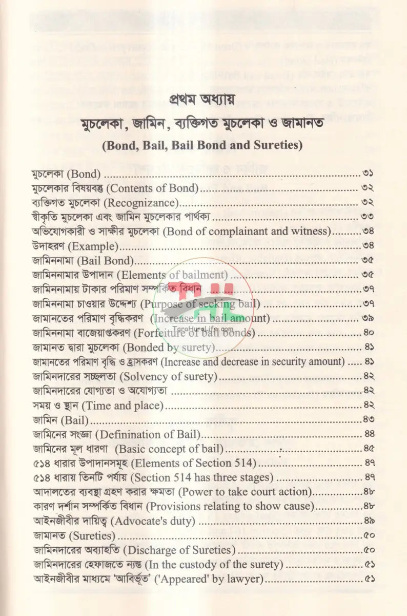 জামিন,সন্দেহের সুবিধা ও ন্যায়বিচার কেস রাফারেন্স,ড্রাফটিং,সাবমিসন Law Books