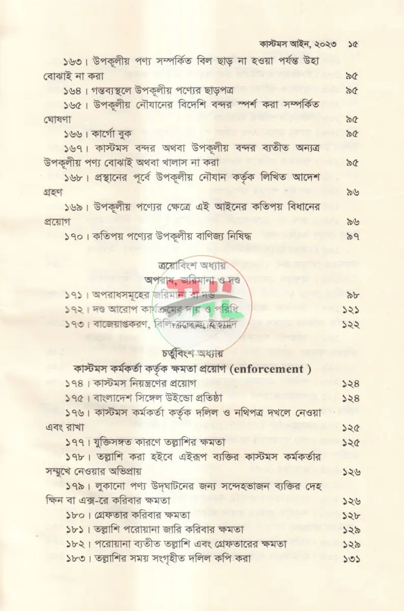কাস্টমস আইন Law Books