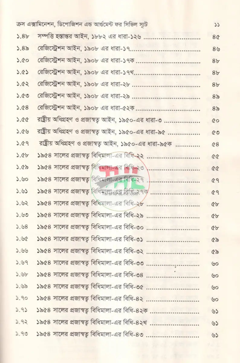 ক্রস এক্সামিনেশন ডিপোজিশন এন্ড আর্গুমেন্ট ফর সিভিল স্যূট Law Books