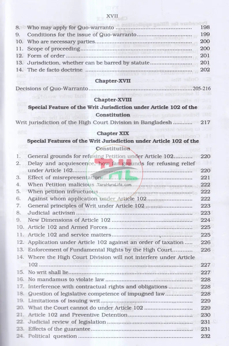 LAW OF WRITS IN BANGLADESH Law Books