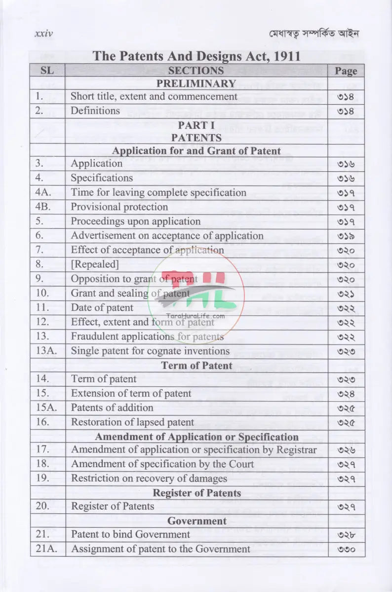 মেধাস্বত্ব সম্পর্কিত আইন Law Books