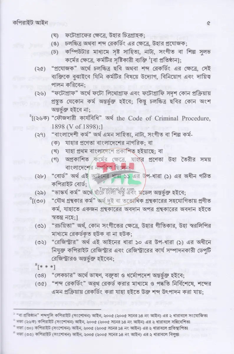 মেধাস্বত্ব সম্পর্কিত আইন Law Books